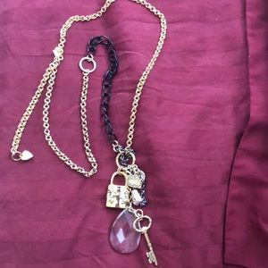 Betsy Johnson gold tone necklace